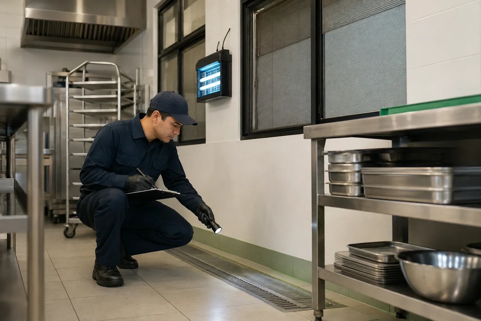 Sistema profesional para el control de insectos voladores